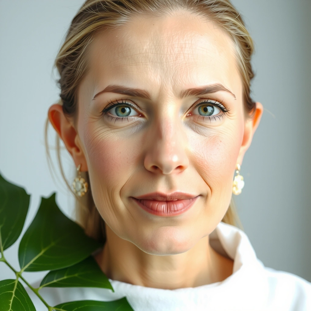 After using AURELIA skincare - visibly improved skin texture and reduced aging signs